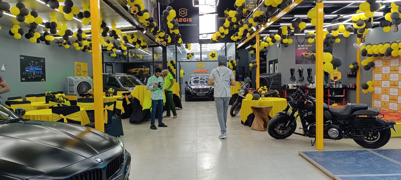 Commercial Launch & Showroom Decor
